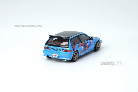 INNO Models 1:64 Honda Civic EF9 No Good Racing "Superman"