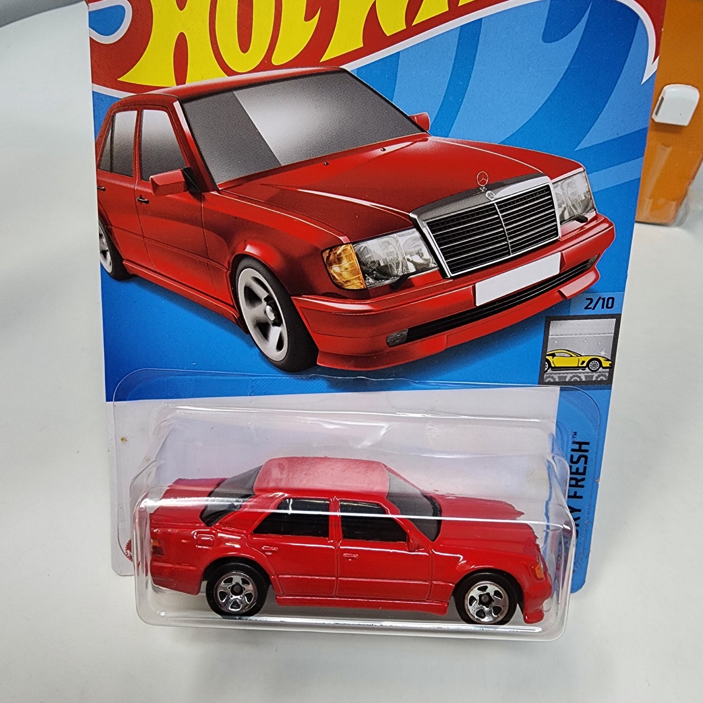 Mercedes-Benz 500 E #86 * RED * 2022 Hot Wheels