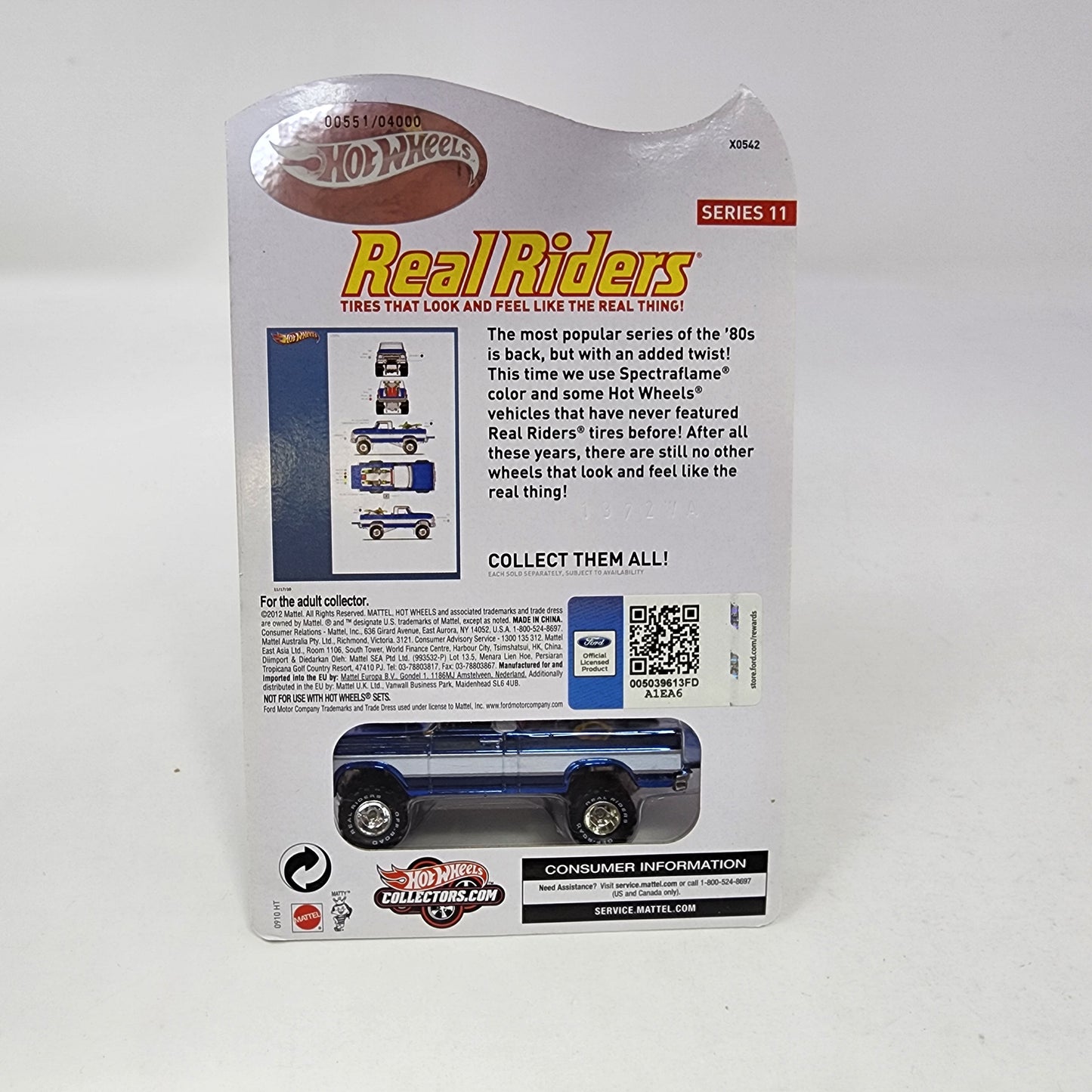 Texas Drive 'em * Hot Wheels Red Line Club RLC Real Riders