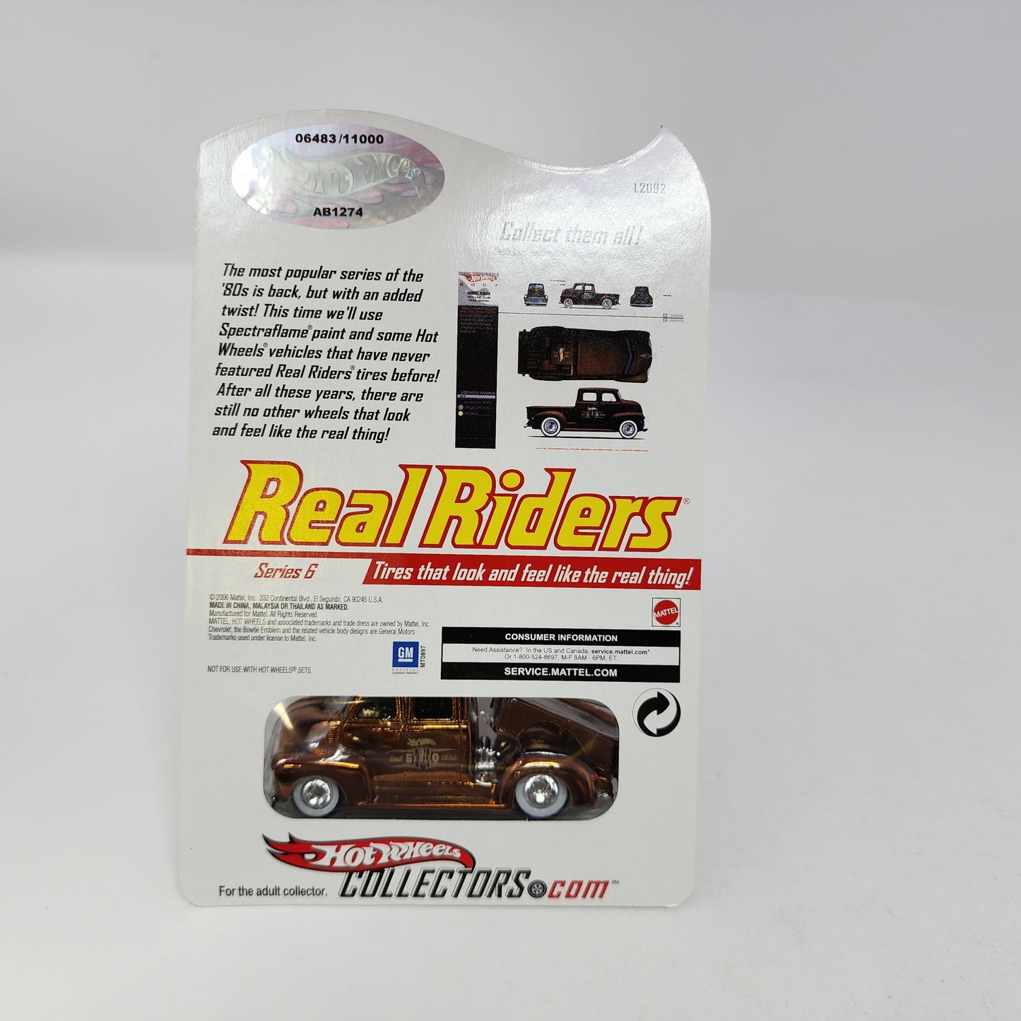 50s Chevy Truck Series 6 * Hot Wheels Red Line Club RLC Real Riders
