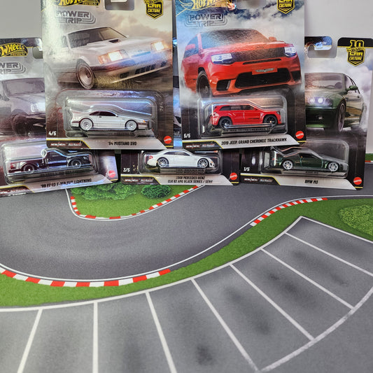 NEW! POWER TRIP * 5 Car Set * 2026 Hot Wheels Car Culture Power Trip Case R