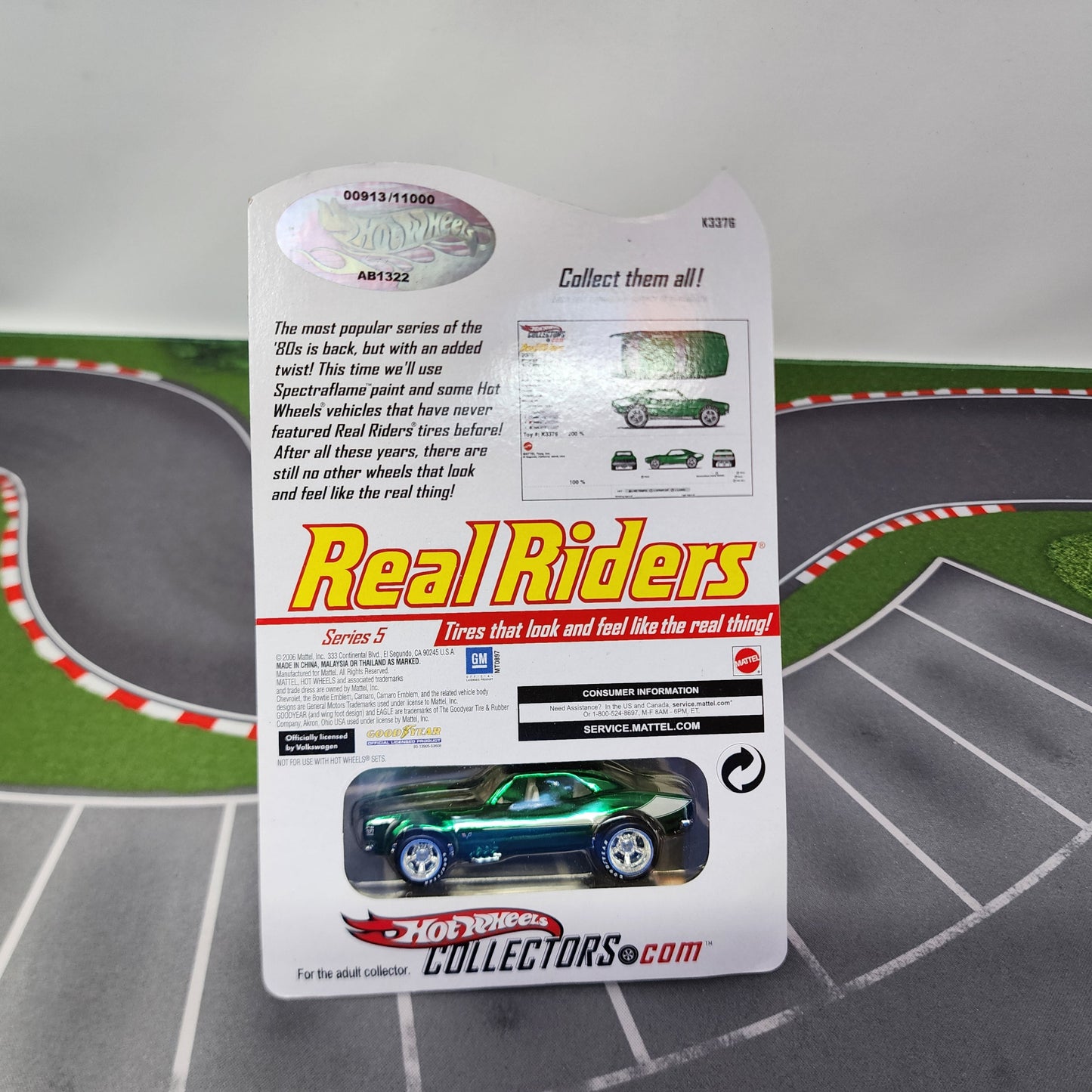 67 Chevy Camaro Real Riders * Hot Wheels Red Line Club RLC