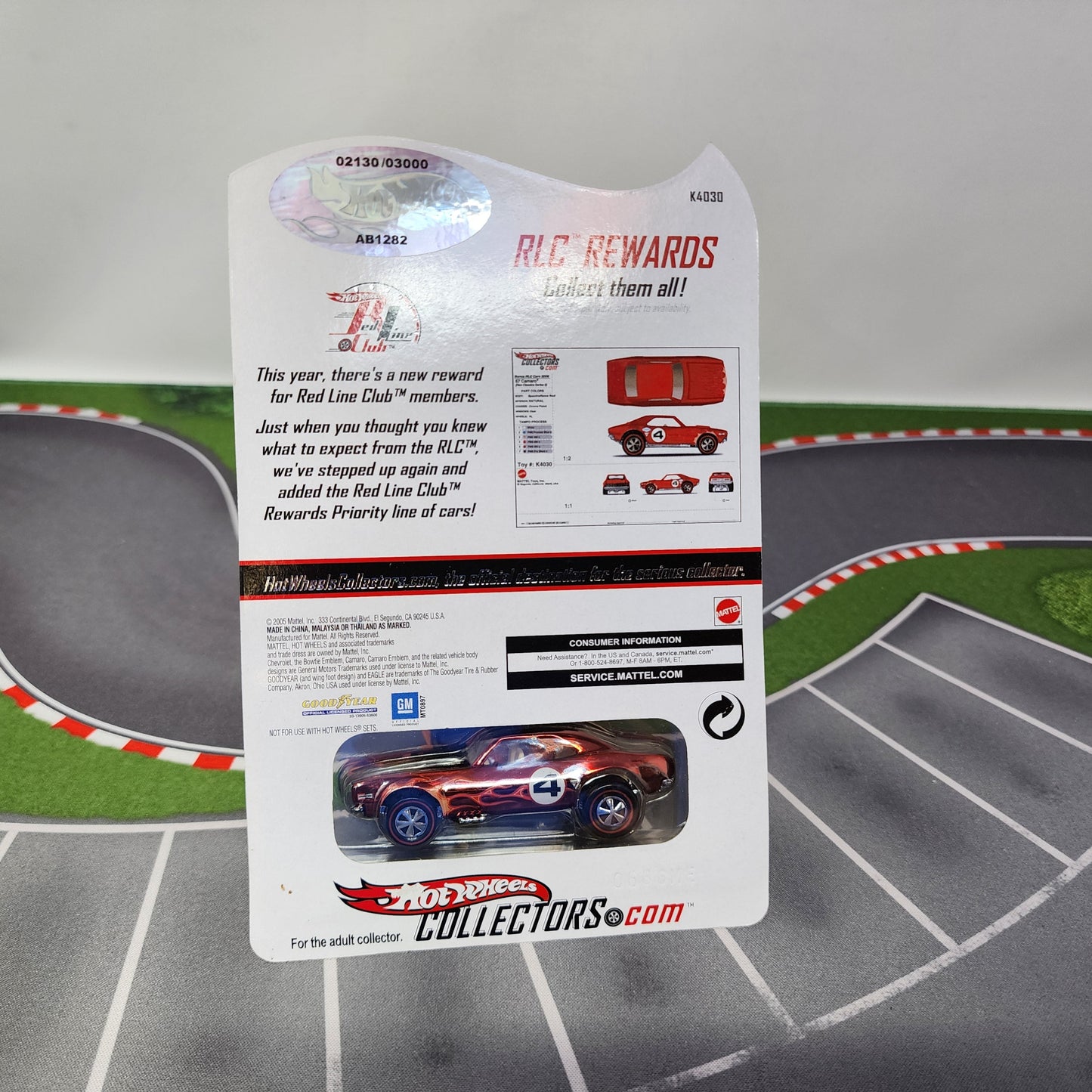 67 Camaro Rewards Series 2006 * Hot Wheels Red Line Club RLC