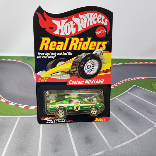 Custom Mustang Real Riders * Hot Wheels Red Line Club RLC