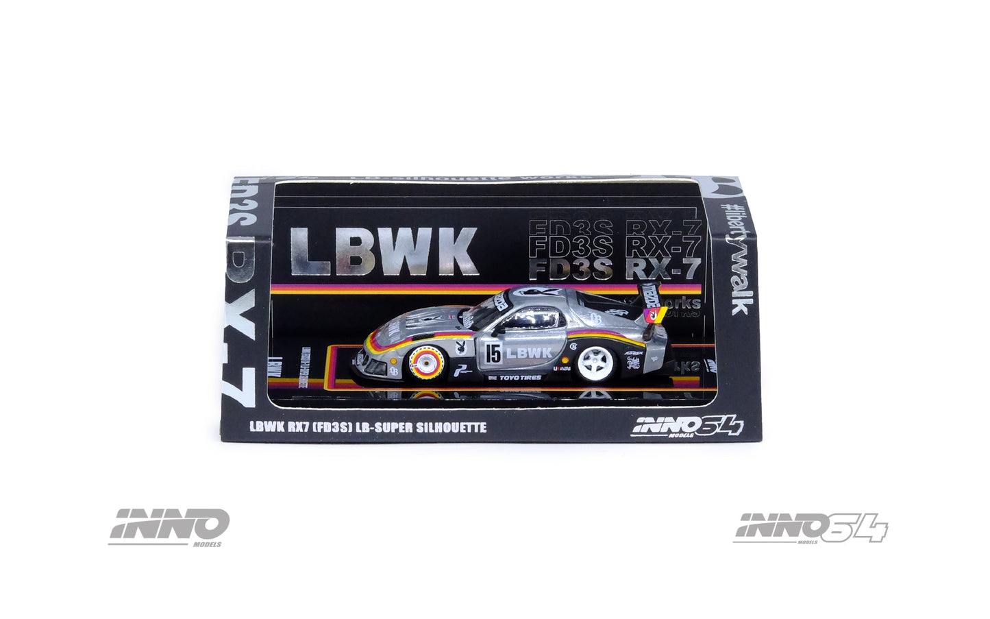 INNO64 1:64 Mazda RX7 (FD3S) LB-SUPER SILHOUETTE Hobby Expo China 2024 Edition (ONE CAR PER PERSON)