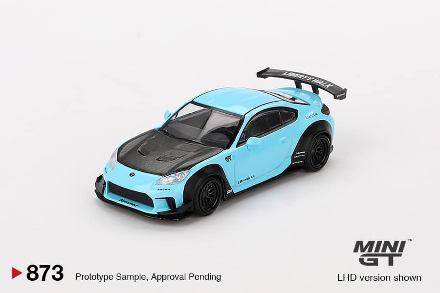 MINI GT 1:64 Toyota GR86 LBWK in Baby Blue