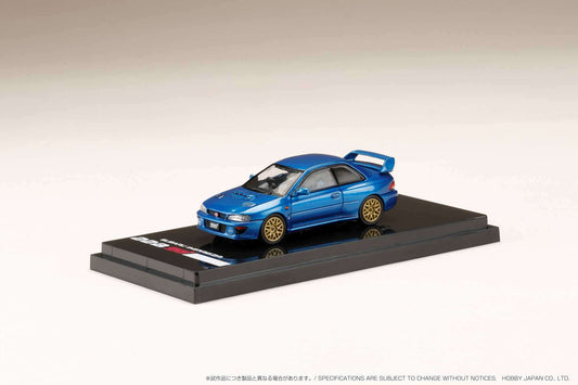 Hobby Japan 1:64 Subaru Impreza 22B STi Version (GC8鏀? with EJ Engine Display in Sonic Blue Mica