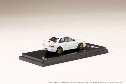 Hobby Japan 1:64 Subaru Impreza 22B STi Version (GC8鏀? Rally Base Car / LHD - Feather White