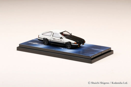 Hobby Japan 1:64 Toyota Sprinter Trueno GT APEX (AE86) 闋枃瀛桪 PROJECT D / WITH 4A-GE 5 VALVE DISPLAY MODEL