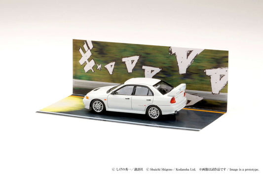 Hobby Japan 1:64 Mitsubishi Lancer RS Evolution III / INITIAL D Seiji Iwaki VS Takumi Fujiwara