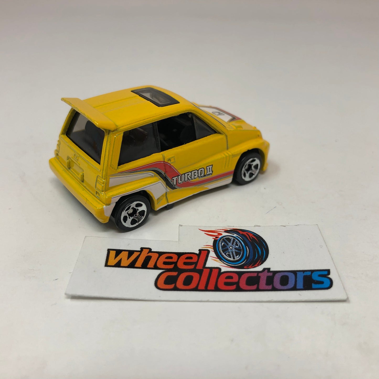 85 Honda City Turbo II * Yellow * Hot Wheels 1:64 scale Diecast Loose