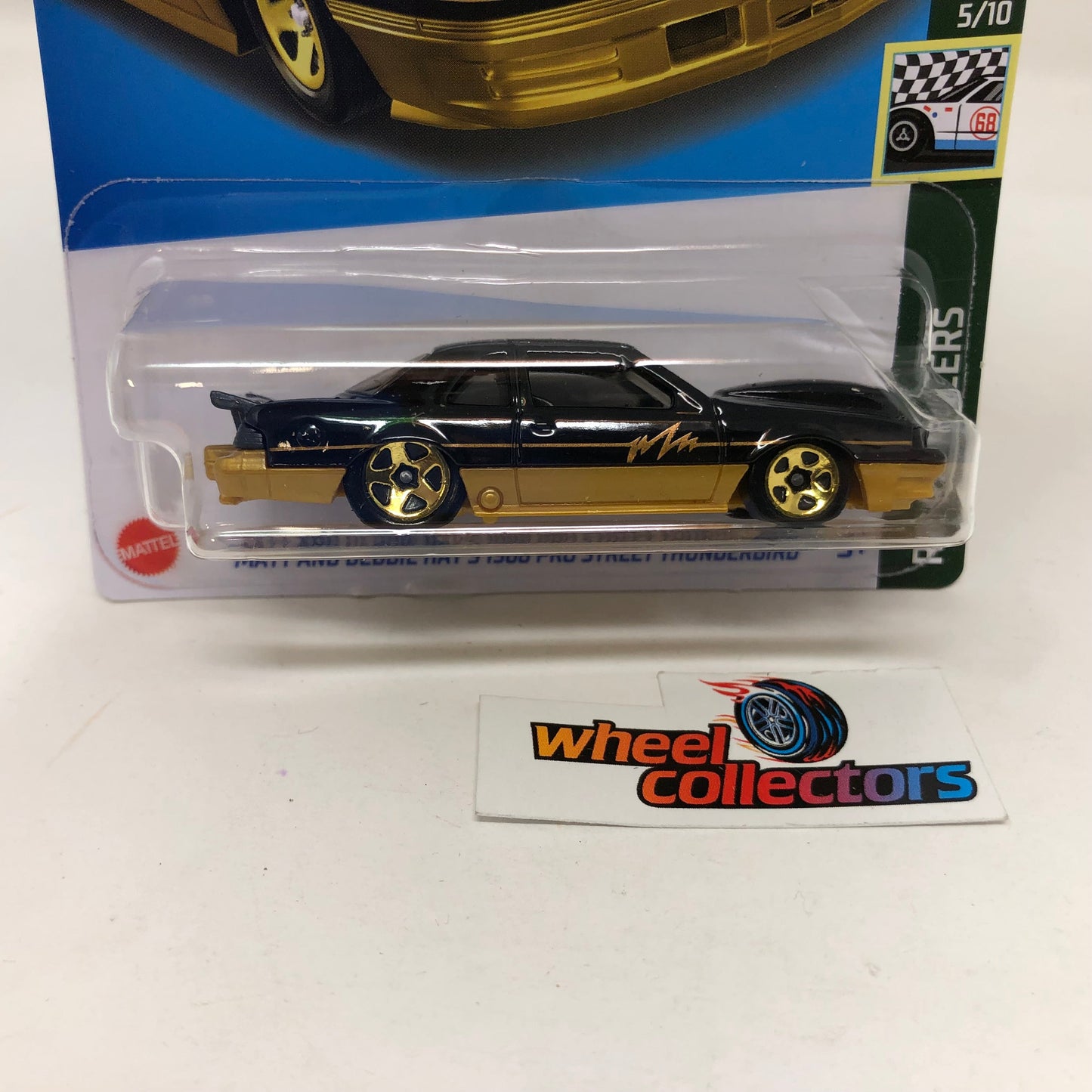 Matt & Debbie 1988 Pro Street Thunderbird * Black * 2023 Hot Wheels Case J