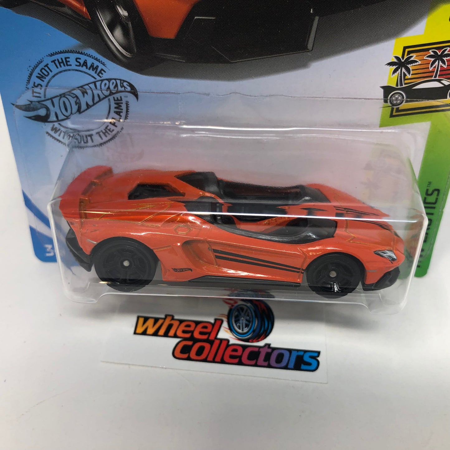 Lamborghini Aventador J #223 * Orange * 2019 Hot Wheels
