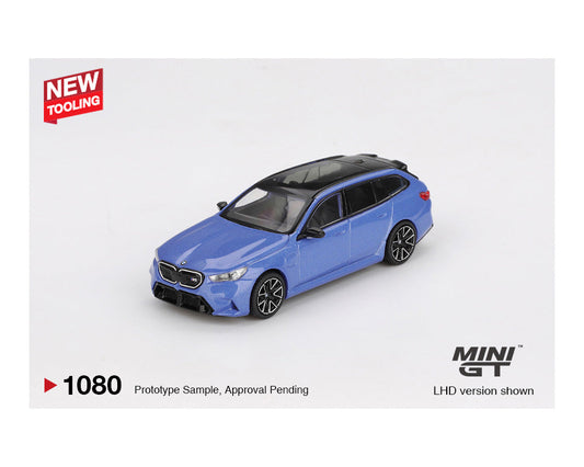 MINI GT 1:64 BMW M5 Touring (G99) in Marina Bay Blue Metallic
