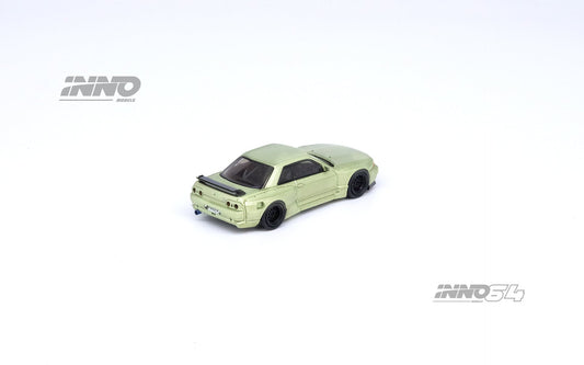 INNO64 1:64 Nissan Skyline GT-R (R32) Pandem Rocket Bunny in Milennium Jade