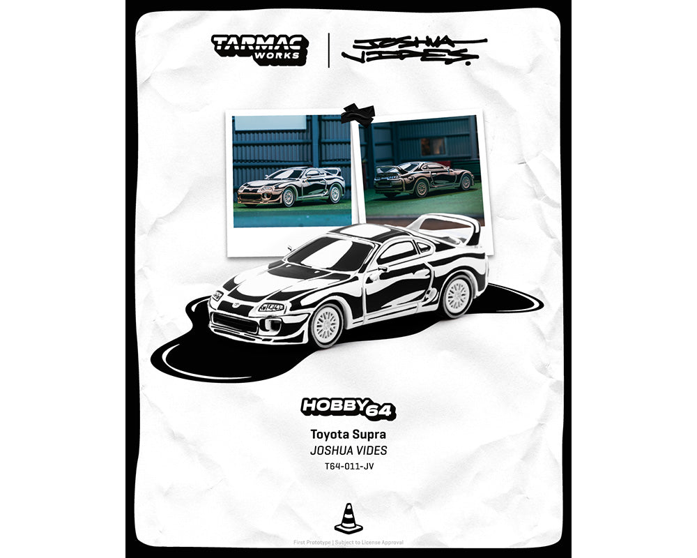 *PREORDER* Tarmac Works 1:64 Toyota Supra Designed by Joshua Vides