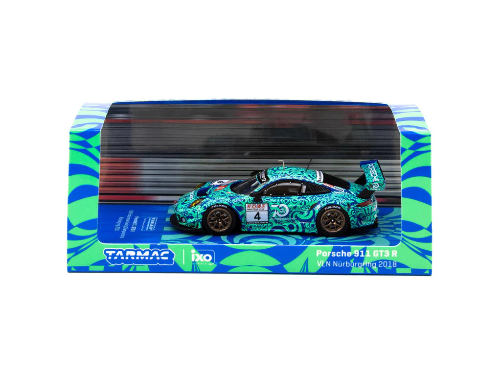 Tarmac Works 1:64 Porsche 911 GT3 R, VLN Endurance Racing Championship N眉rburgring 2018, M. Ragginger / N. Tandy / L. Vanthoorarretson / A. Moffat