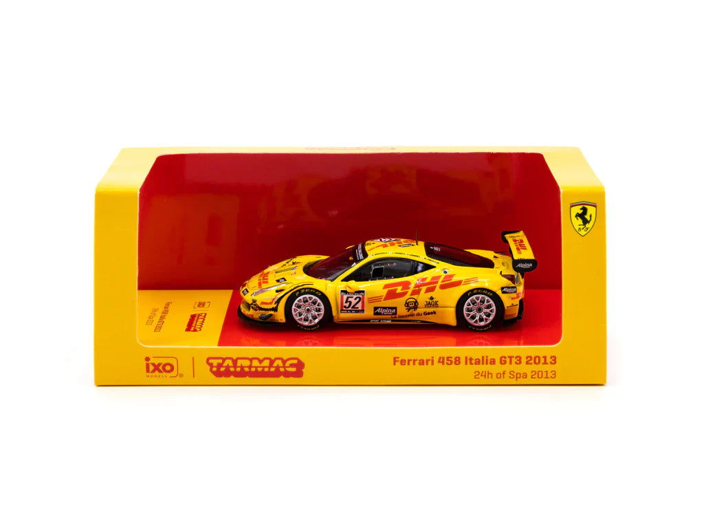 Tarmac Works 1:64 Ferrari 458 Italia GT3 (2013), 24 Hours of Spa 2013, L. Gorinni / S. L茅meret / T. Prignaud / R. Brandela