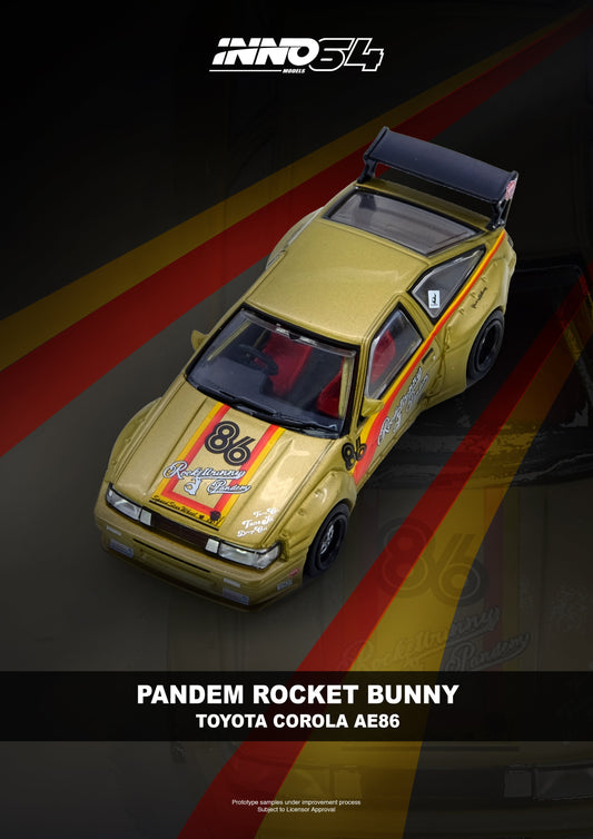 *PREORDER* INNO64 1:64 Toyota AE86 Levin Pandem Rocket Bunny