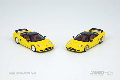 INNO Models 1:64 Honda NSX-R NA2 Rio Yellow Pearl