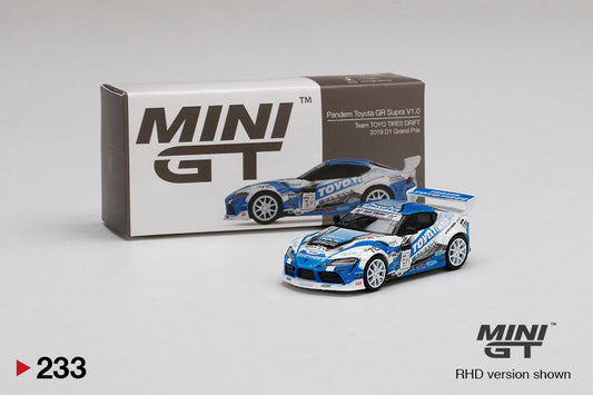 MINIGT 1:64 Toyota Supra (GR) V1.0 Team TOYO TIRES DRIFT 2019 D1 Grand Prix
