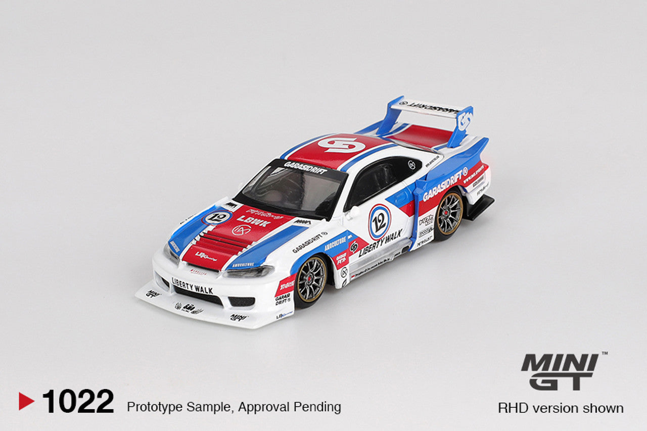 MINIGT 1:64 Nissan LB-Super Silhouette S15 SILVIA GARASIDRIFT x LBWK 2025