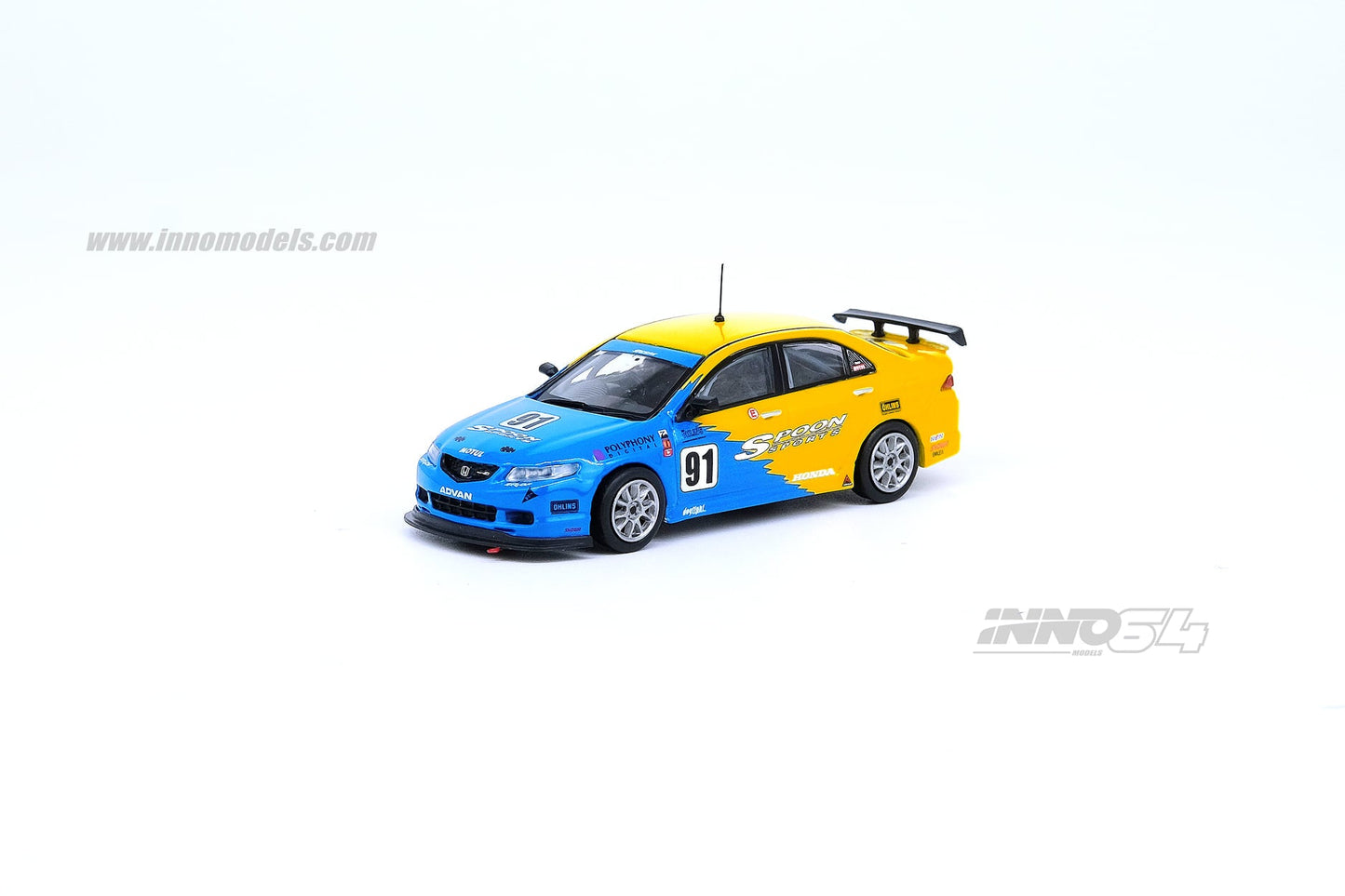 INNO Models 1:64 Honda Accord Euro-R (CL7) Spoon Sports