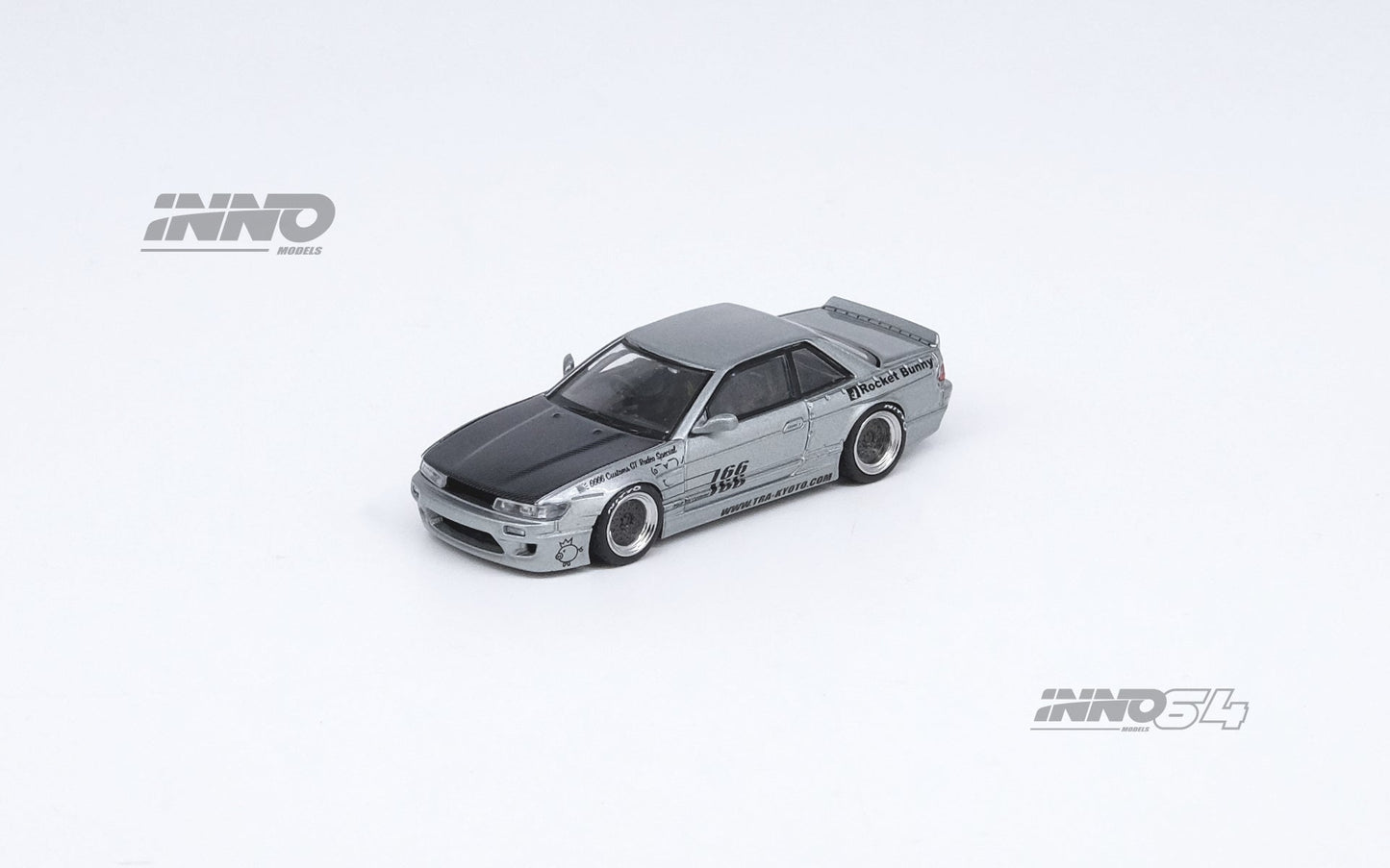 INNO64 1:64 Nissan S13 Silvia Pandem Rocket Bunny Edition in Silver