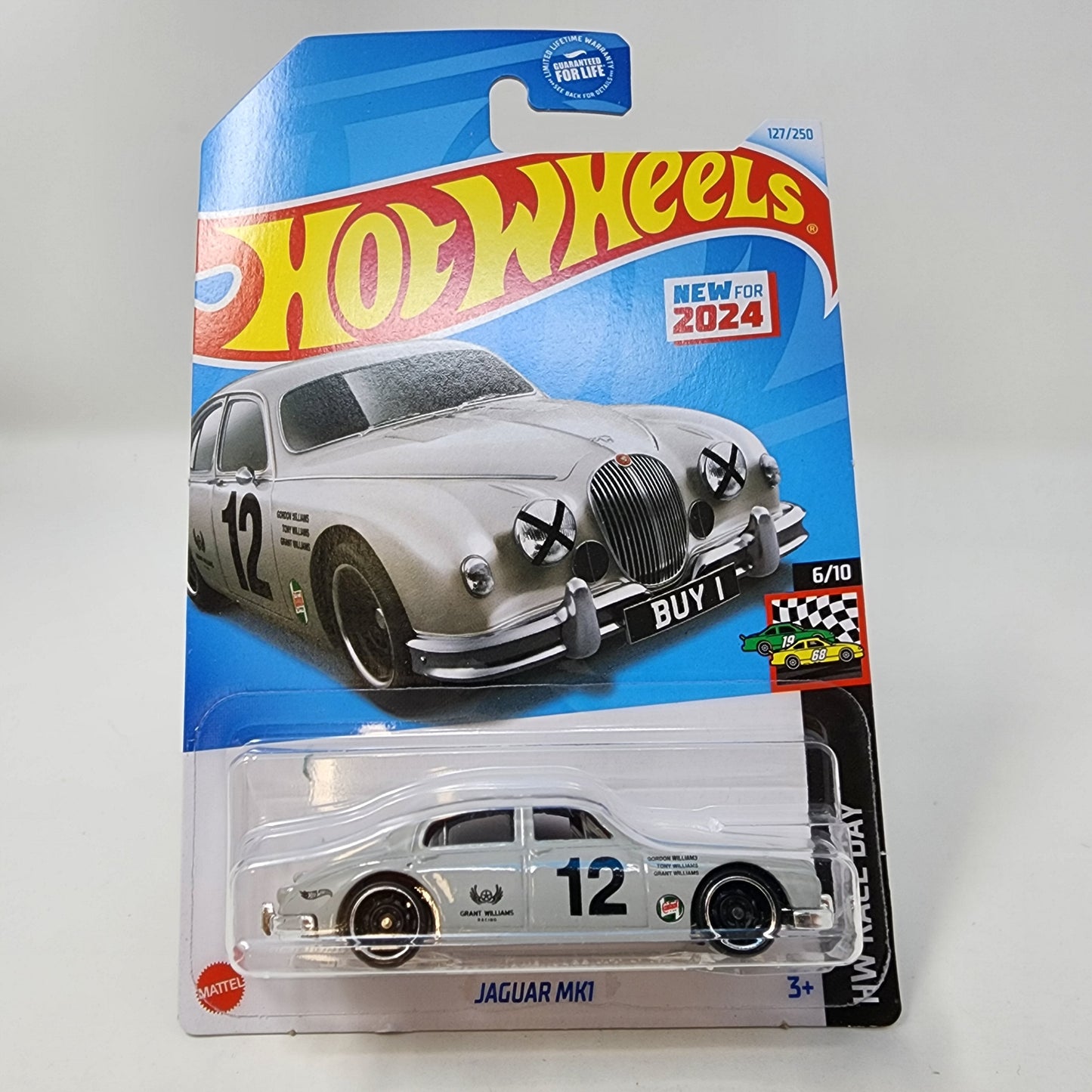 Jaguar MK1 #127 * Grey * 2024 Hot Wheels