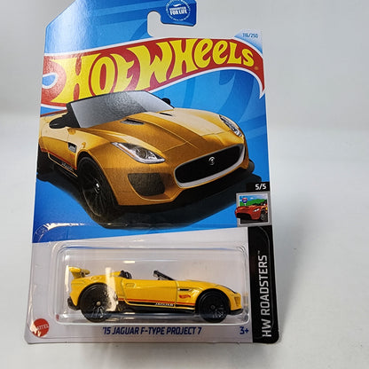 15 Jaguar F-Type Project 7 #116 * Yellow * 2024 Hot Wheels