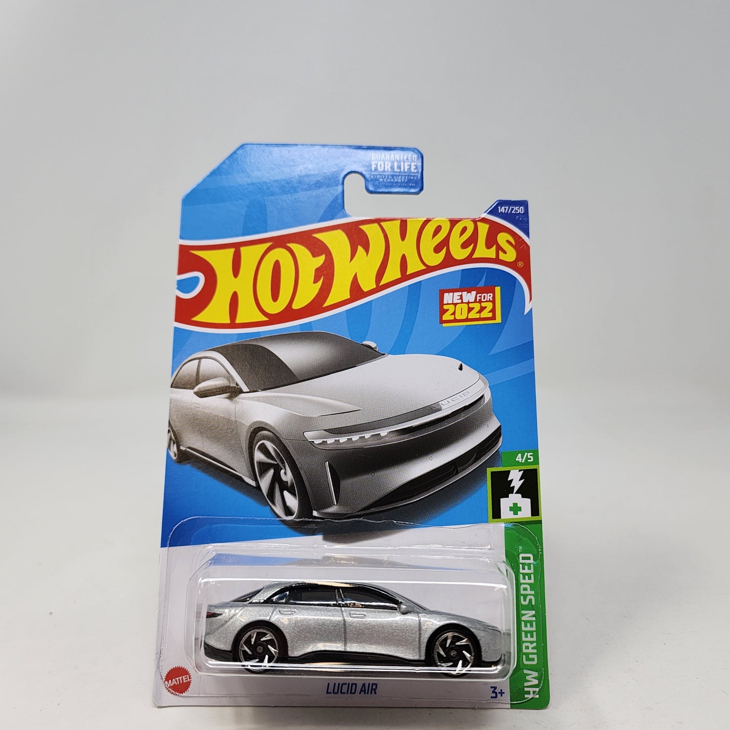 Lucid Air #147 * Silver * 2022 Hot Wheels Basic