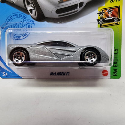 McLaren F1 #235 * Silver * Hot Wheels 2021