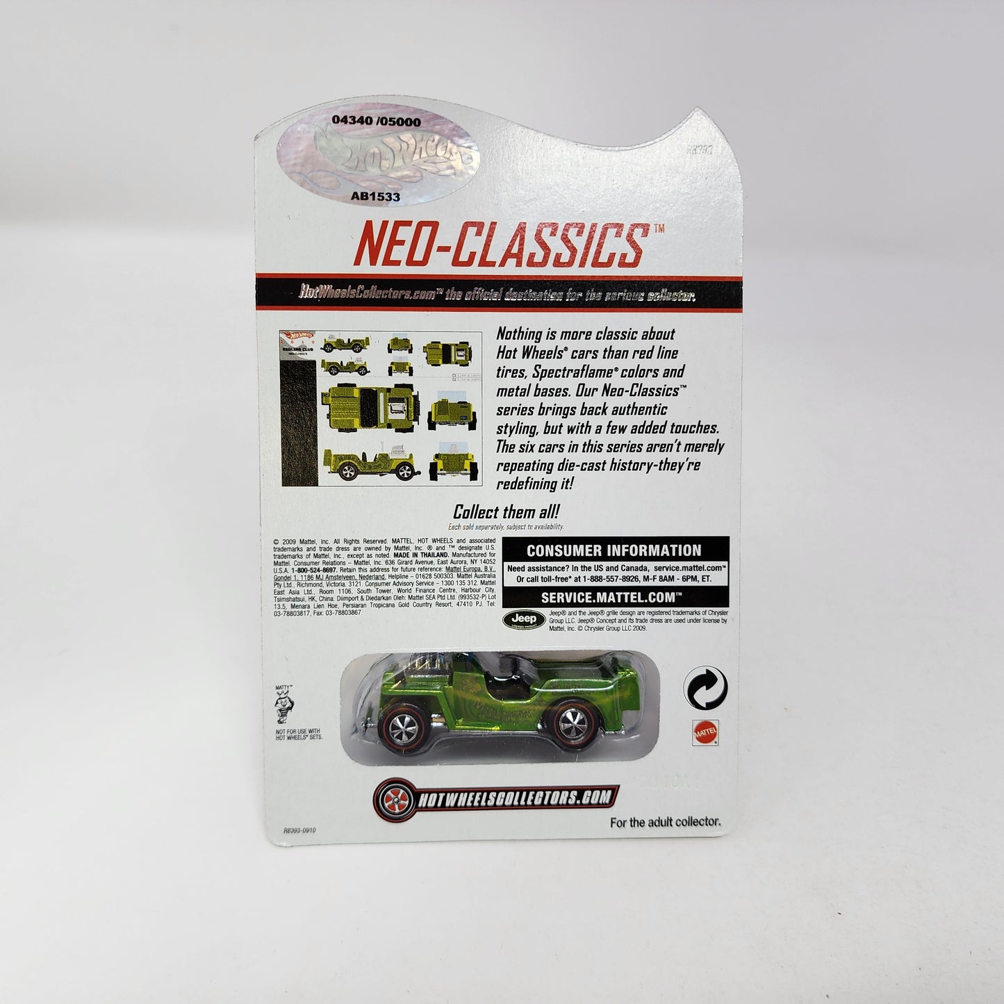 Mountain Goat Series 9 * Hot Wheels Red Line Club RLC Neo-Classics