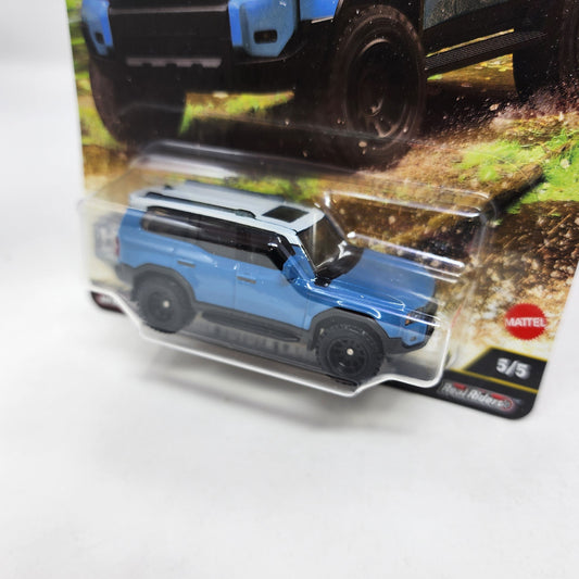 2024 Toyota Land Cruiser 5/5 * BLUE * 2025 Hot Wheels Car Culture OFF ROAD Case H