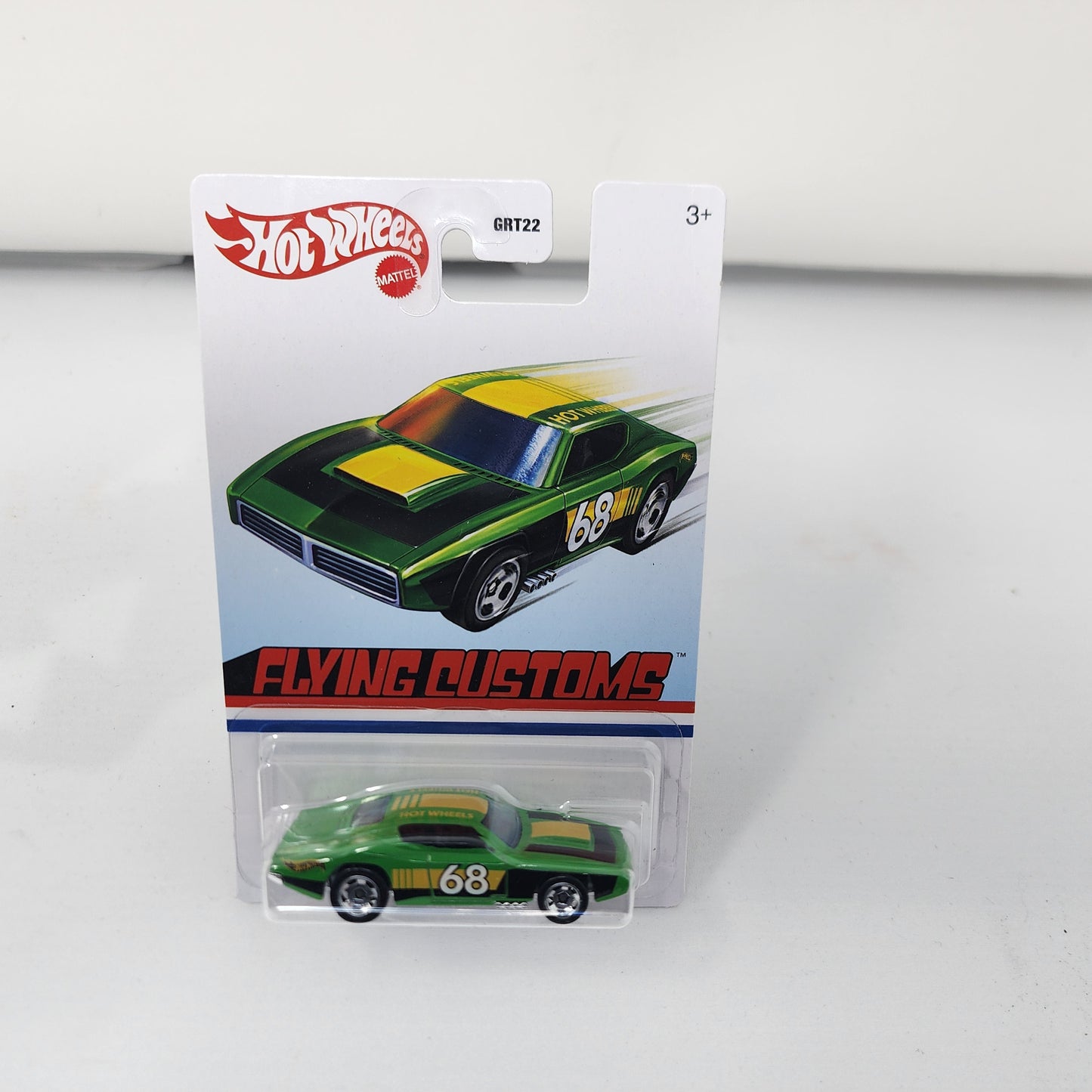 Custom Otto * Green * Hot Wheels Flying Customs