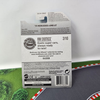 15 Mercedes-AMG GT #338 * 2017 Hot Wheels w/ Factory Holo