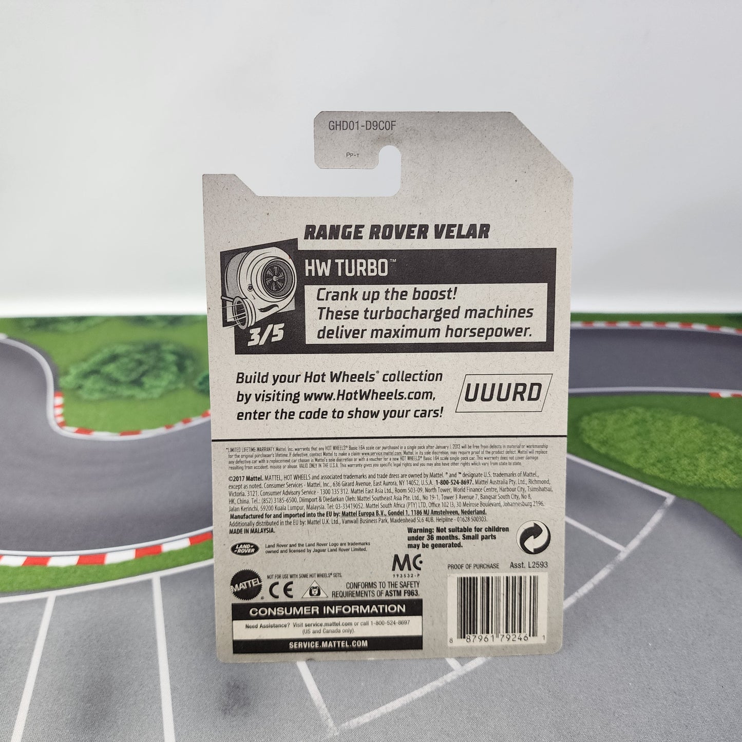 Range Rover Velar #119 * Black * Hot Wheels 2019