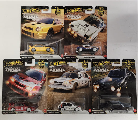 Thrill Climbers * 5 Car Set * 2026 Hot Wheels Car Culture * Case Q