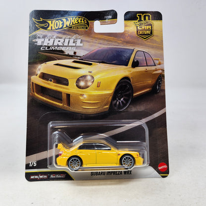 Subaru Impreza WRX * YELLOW * 2026 Hot Wheels Car Culture THRILL CLIMBERS * Case Q