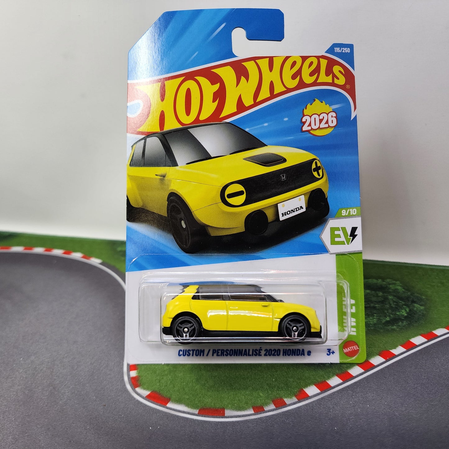 Personnalise 2020 Honda e #115 * Yellow * 2026 Hot Wheels Case E