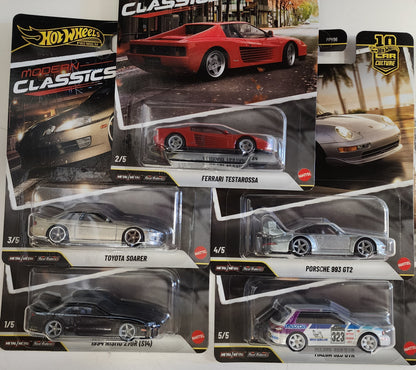 NEW! MODERN CLASSICS * 5 Car Set * 2026 Hot Wheels Car Culture Modern