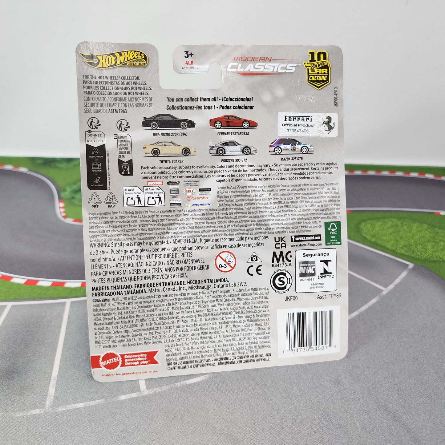 Ferrari Testarossa * 2026 Hot Wheels Car Culture Modern Classics Case S