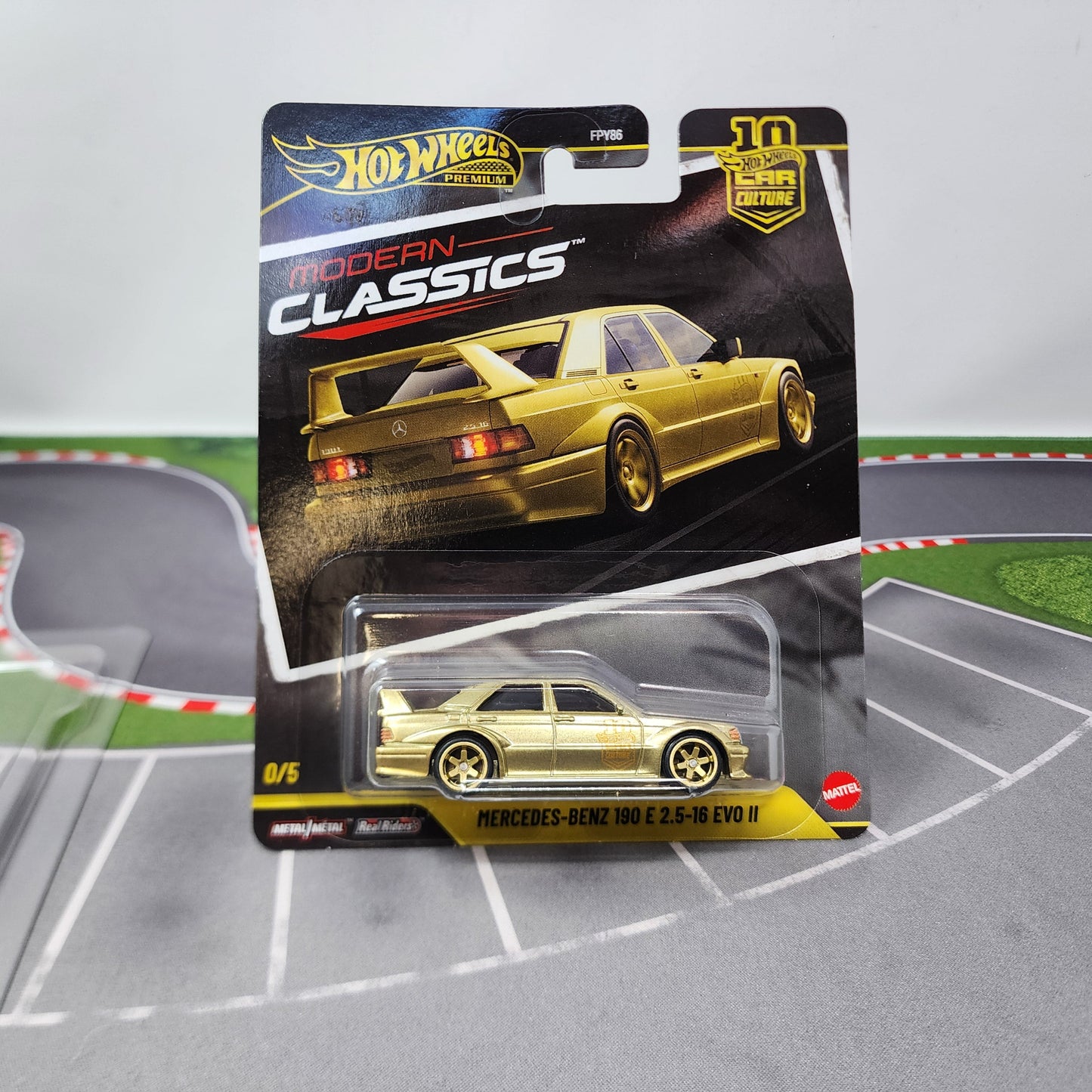 Mercedes-Benz 190 E 2.5-16 EVO II * GOLD CHASE * 2026 Hot Wheels Car Culture Modern Classics