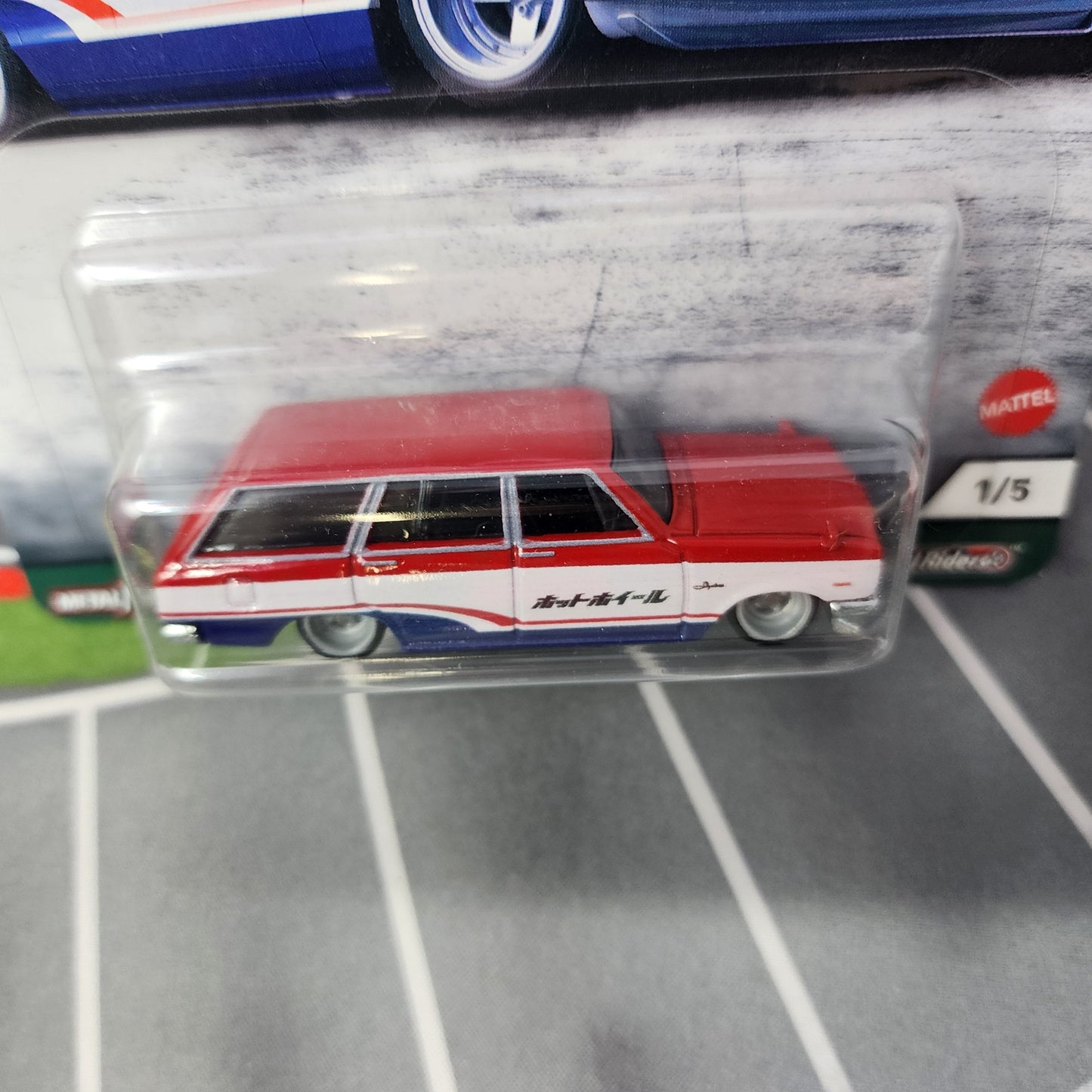 69 Nissan Skyline Van * Red-White/Blue * Hot Wheels Car Culture Fast Wagons