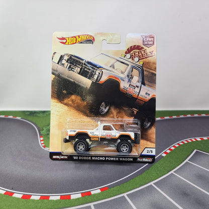 80 Dodge Macho Power Wagon * Hot Wheels Car Culture Desert Rally