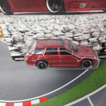 Mercedes-Benz E 36 AMG * Burgundy * Hot Wheels Car Culture Fast Wagons