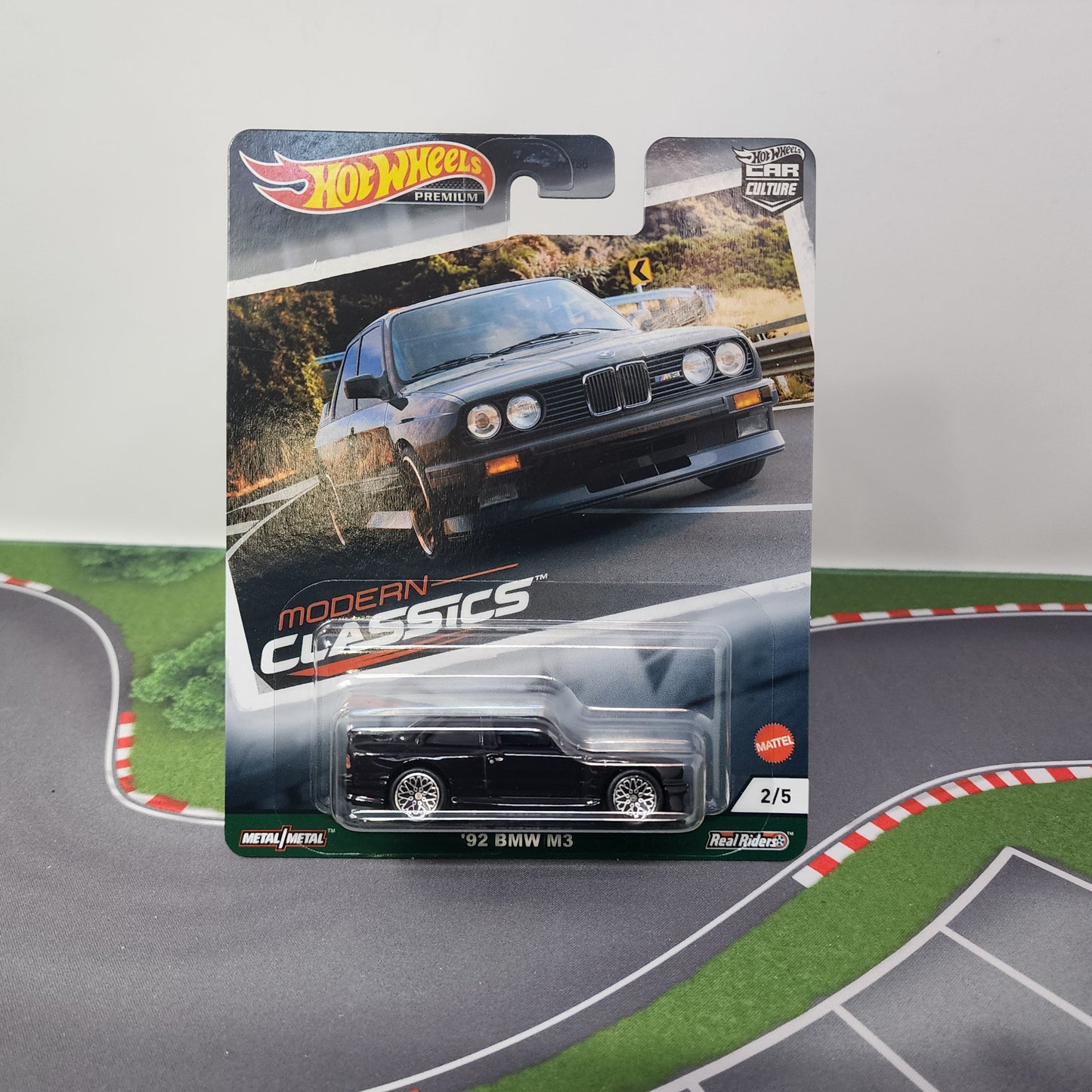 92 BMW M3 * BLACK * Hot Wheels Car Culture Modern Classics