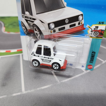 Tooned Volkswagen Golf MK1 #172 * White * 2026 Hot Wheels Case J