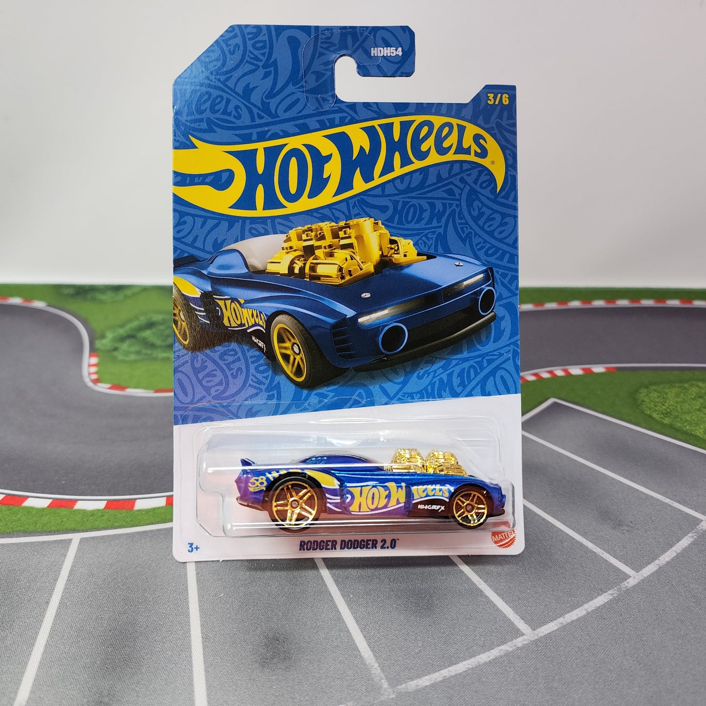 Rodger Dodger 2.0 #3/6 * Pearl & Chrome Hot Wheels 58th Anniversary Mix 2