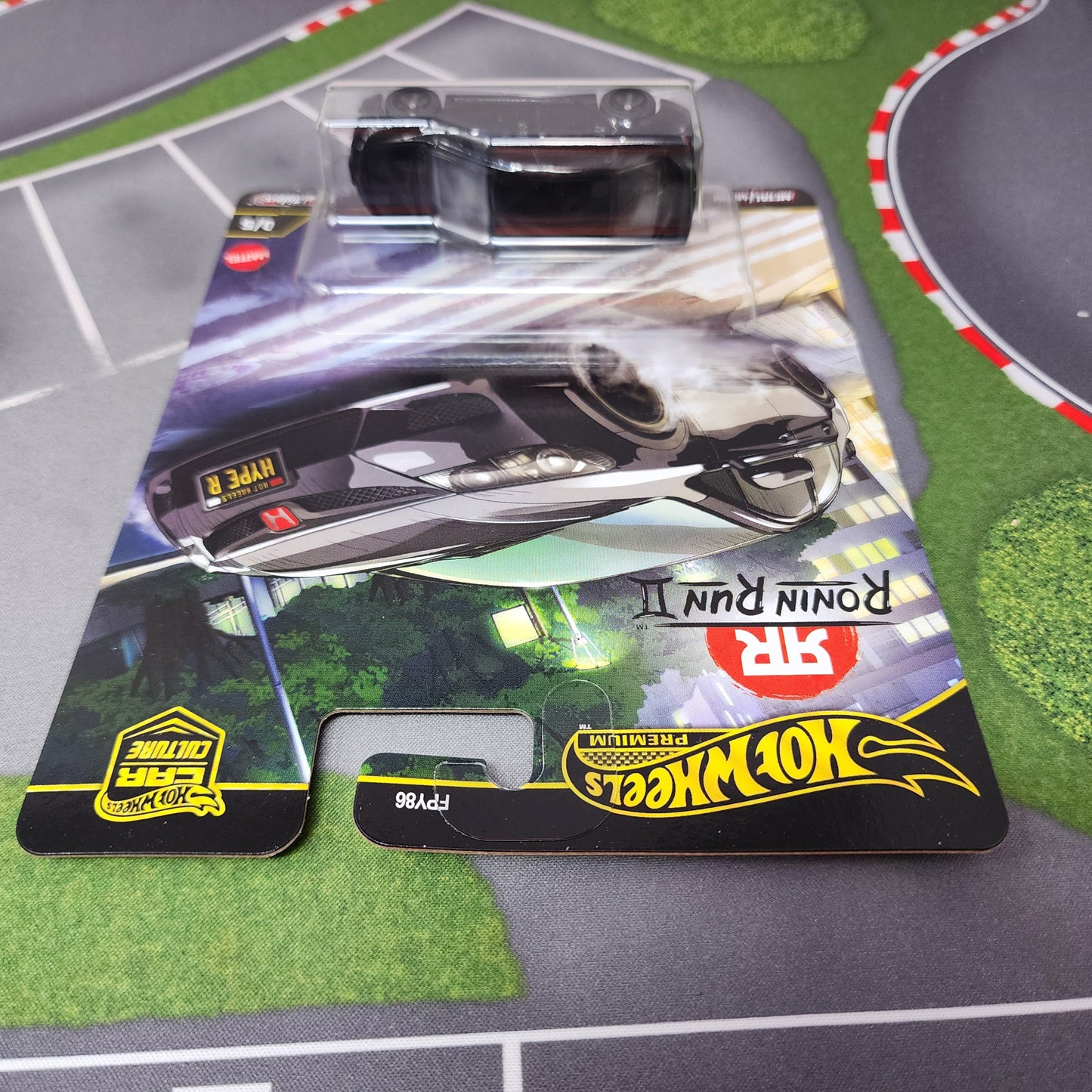 07 Honda Civic Type R 0/5 * Black CHASE * Hot Wheels Car Culture Ronin Run II
